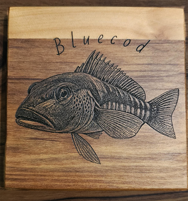 Caleb's Coasters — handcrafted wood coaster 1